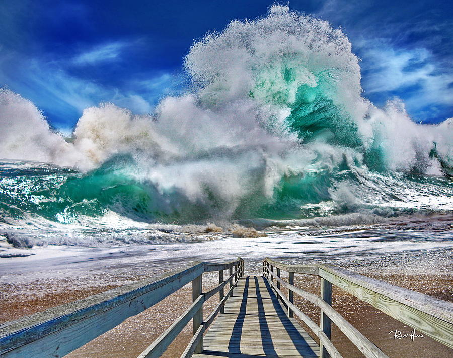 Hurricane Storm Waves Photograph by Russ Harris