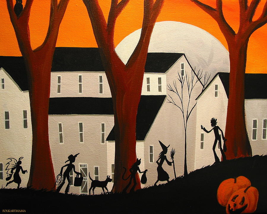 Hurry For Candy  Painting by Debbie Criswell