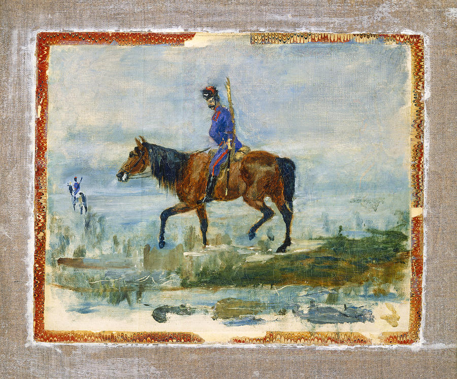 Hussars Painting by Henri de Toulouse-Lautrec