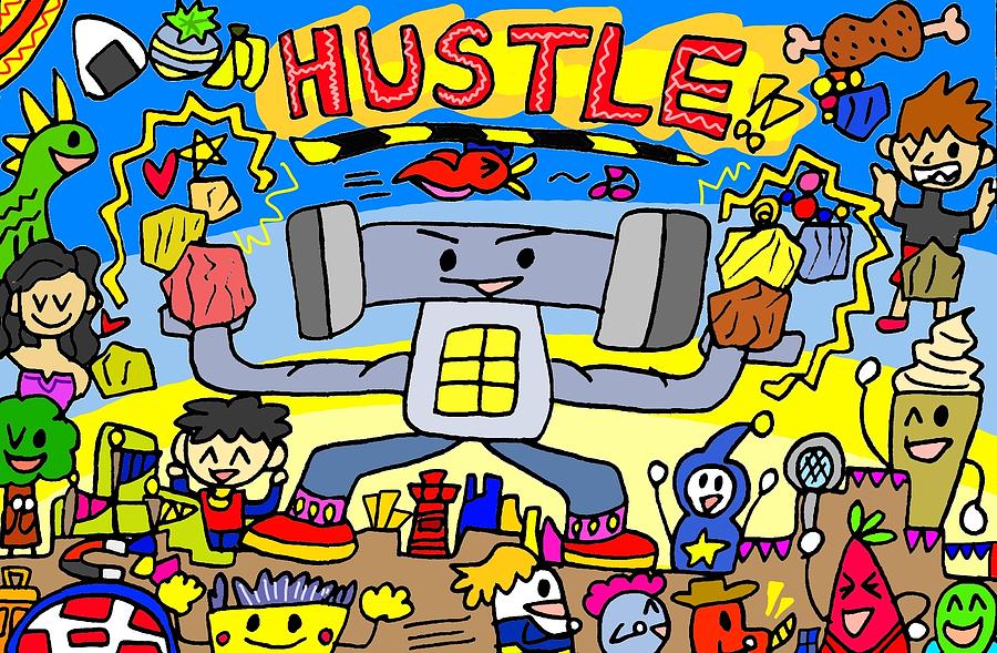 Hustle Digital Art by Shunsuke Yamagishi - Pixels