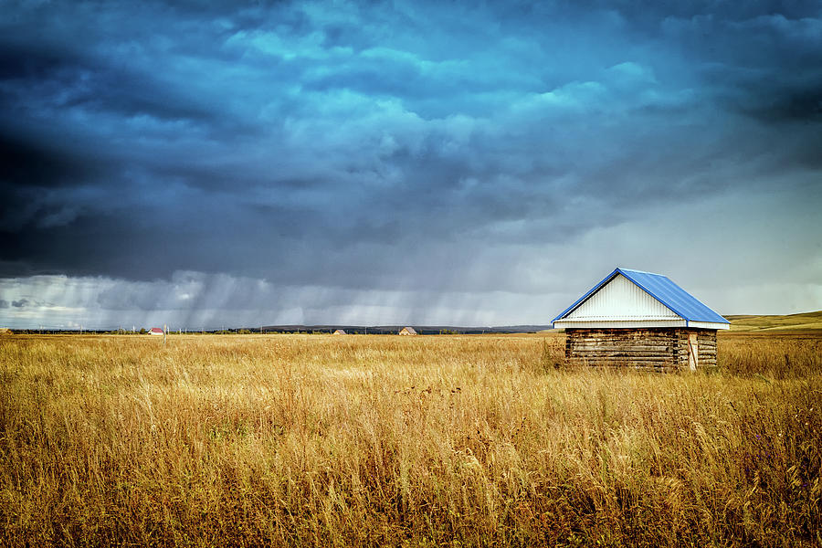 Hut and Rain Photograph by John Williams