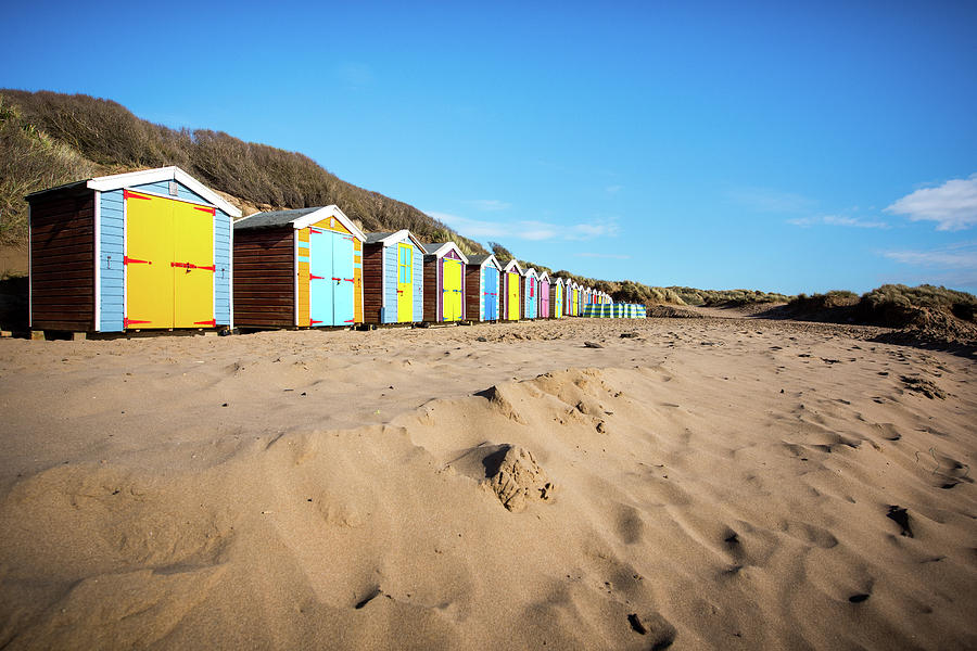 Beach Photograph - Huts by Svetlana Sewell
