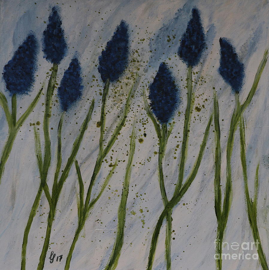 Hyacinth Painting by Christiane Schulze Art And Photography
