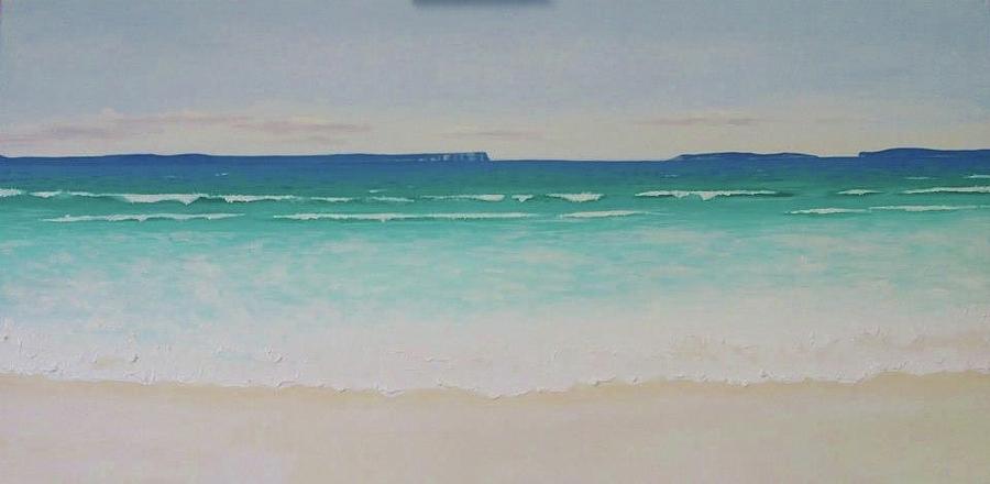 Hyams Beach Painting by Anne Gardner