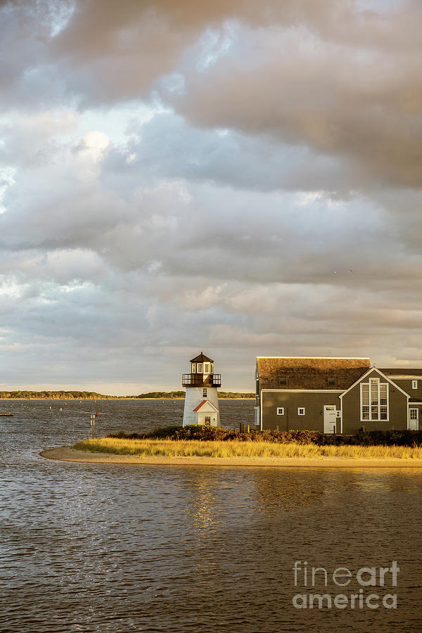 Hyannis Harbor Lighthouse Photograph by Edward Fielding