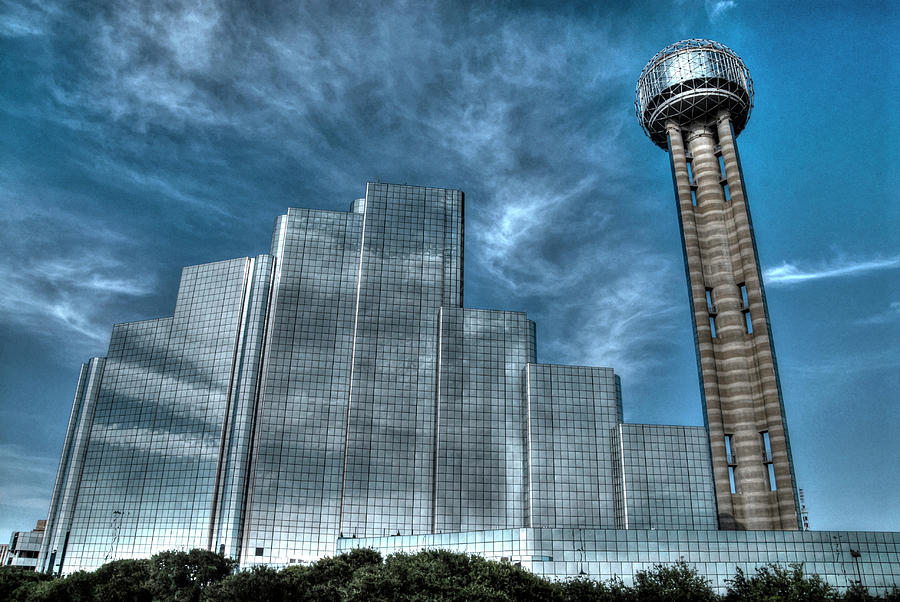 Hyatt Regency Dallas and Reunion Tower Photograph by Dyle   Warren