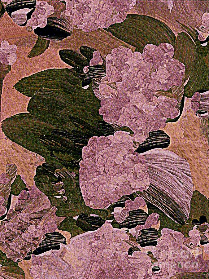 Hydrangea Bouquet Digital Art by Nancy Kane Chapman