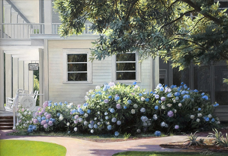 Flower Painting - Hydrangea Heaven by Rebecca Zook