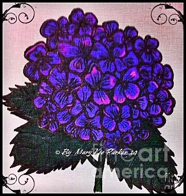 Nature Mixed Media - Hydrangea by MaryLee Parker