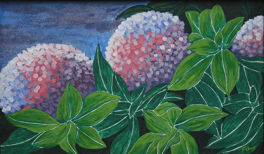 Hydrangea Painting by Paul Amaranto