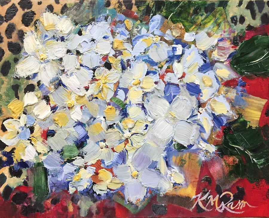 Hydrangeas Ii Mixed Media By Katrina Rasmussen - Fine Art America