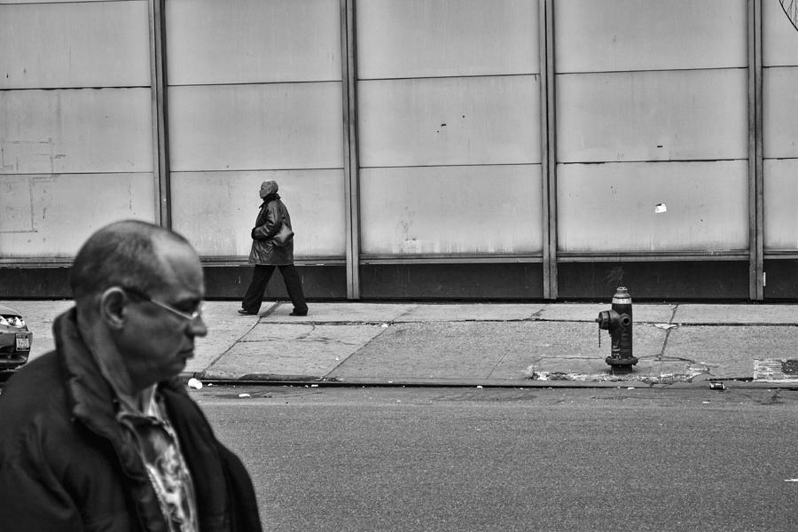 Hydrant and pedestrians Photograph by Bob Estremera