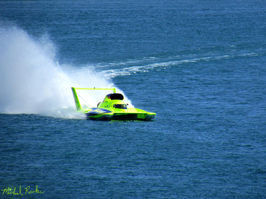 Trophy Photograph - Hydroplane Boat Race by Michael Rucker