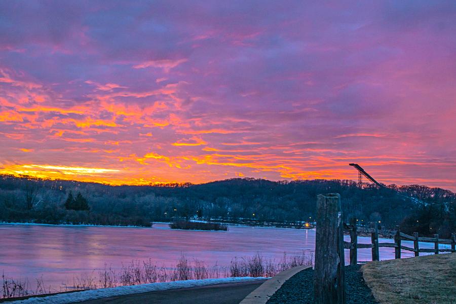 Hyland Sunset Photograph by Doug Wallick