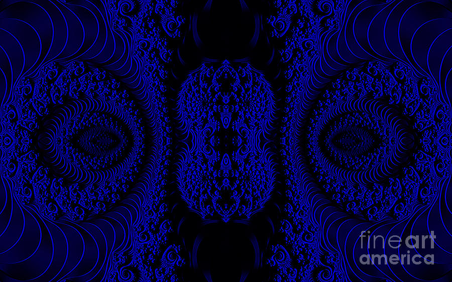 Hyper Tidal Blue Digital Art by Clayton Bruster