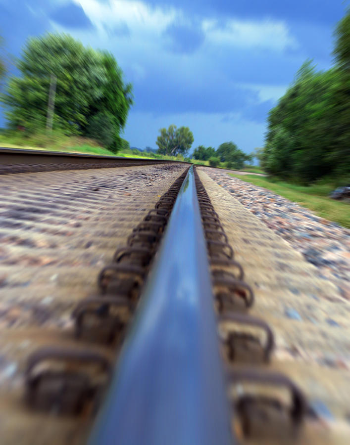 Train Photograph - Hyper Velocity by Carl Perry