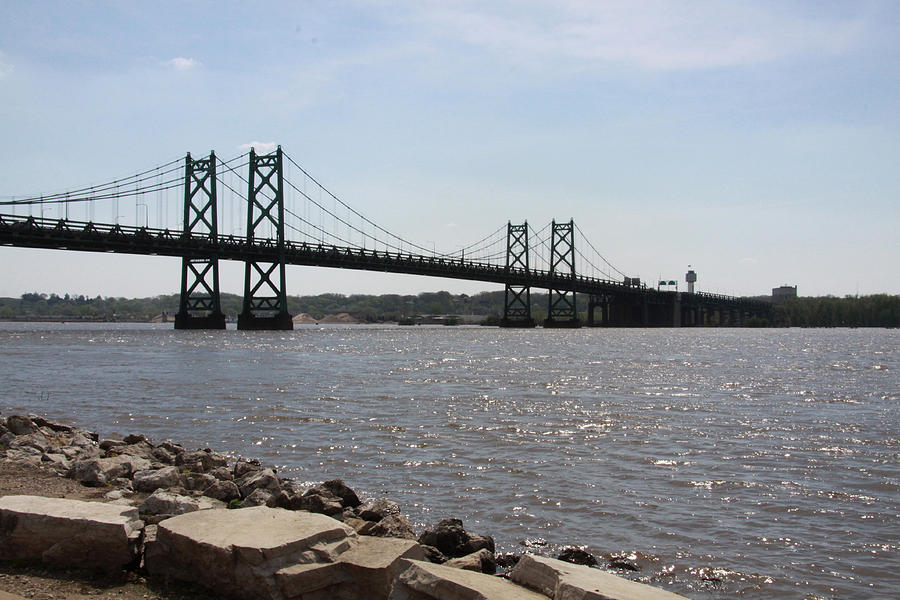 I-74 Bridge crossing the Mississippi River Photograph by Heidi Brandt ...