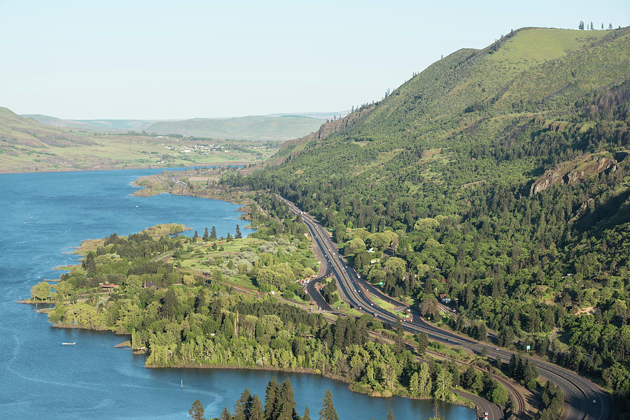 I-84 From Rowena Overlook Photograph by Tom Cochran