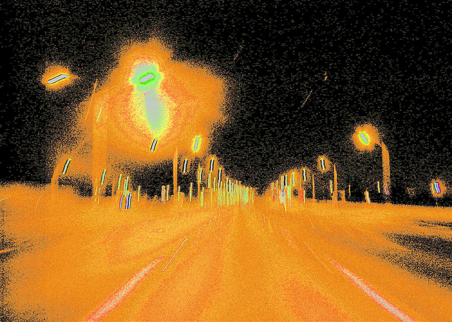 I-95 at Night 05 Digital Art by John Vincent Palozzi