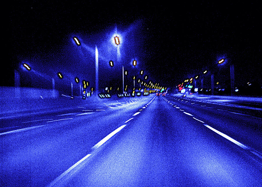 I-95 at Night 06 Photograph by John Vincent Palozzi