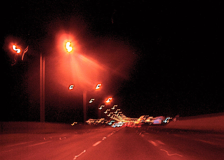 I-95 at Night 08 Photograph by John Vincent Palozzi