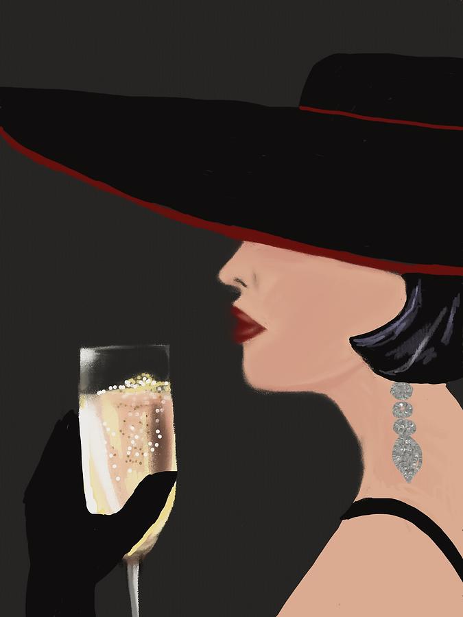 I Adore Champagne Digital Art by Michele Koutris | Fine Art America