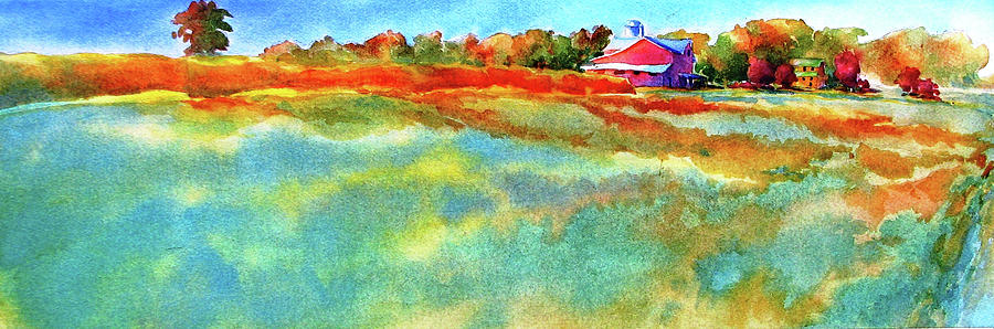 Landscape Painting - I Aint Workin on Maggies Farm No More by Virgil Carter