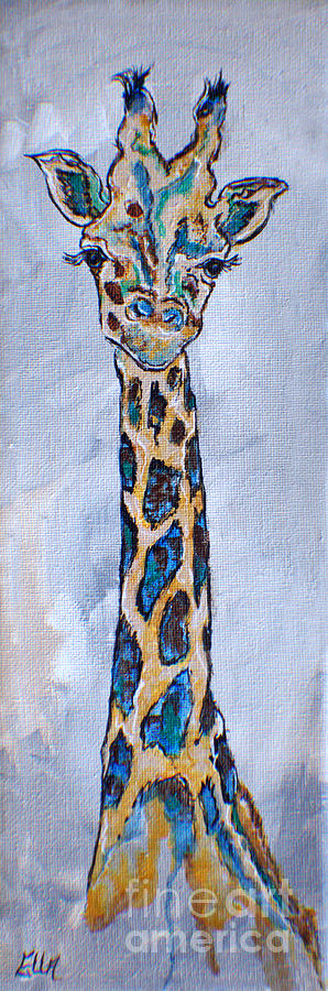 I am a Giraffe Painting by Ella Kaye Dickey