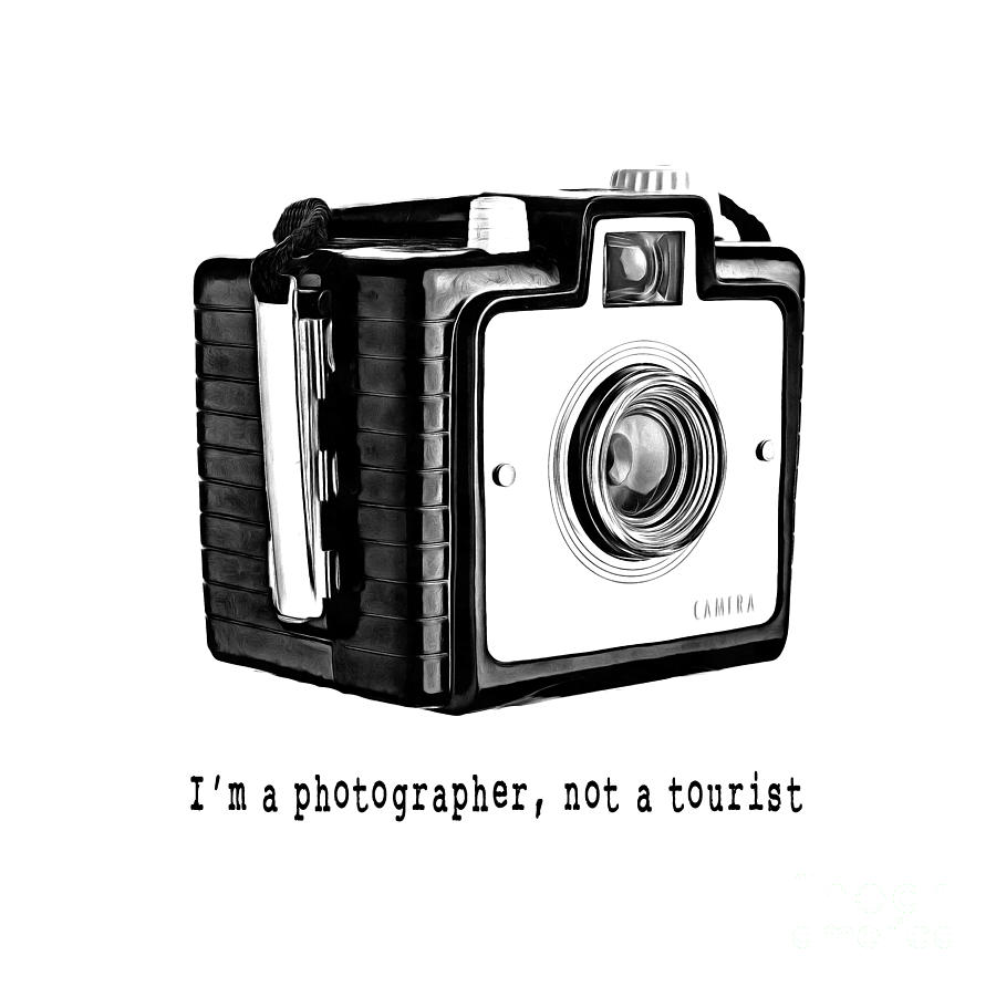 T-shirt Photograph - I Am A Photographer Not A Tourist Tee by Edward Fielding T-shirt Photograph - I Am A Photographer Not A Tourist Tee by Edward Fielding