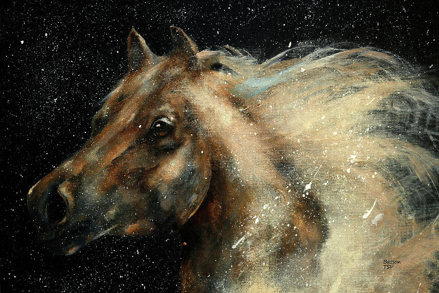 I Am In The Stars And In Your Heart Painting by Barbie Batson