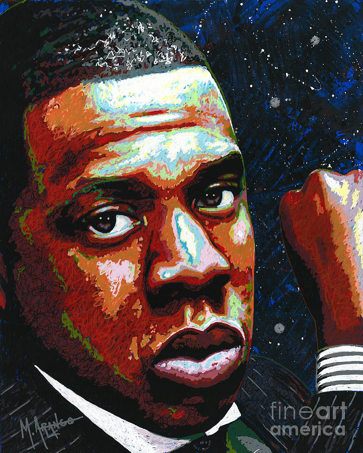 I am Jay Z Painting by Maria Arango