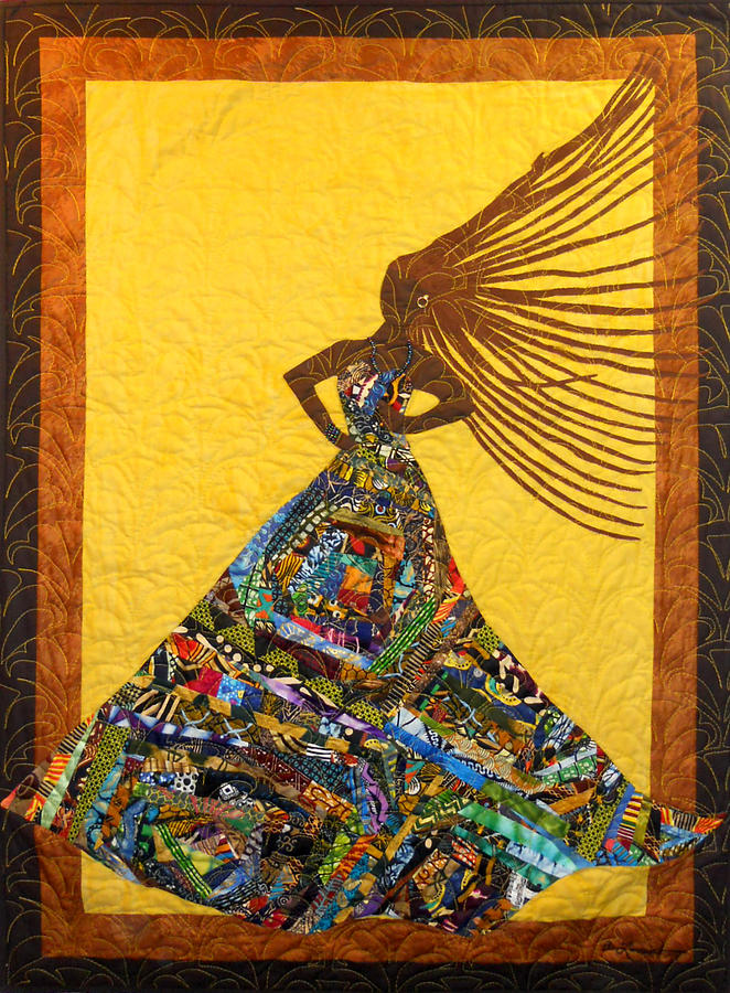 Hair Tapestry - Textile - I Am Not My Hair #3 by Aisha Lumumba