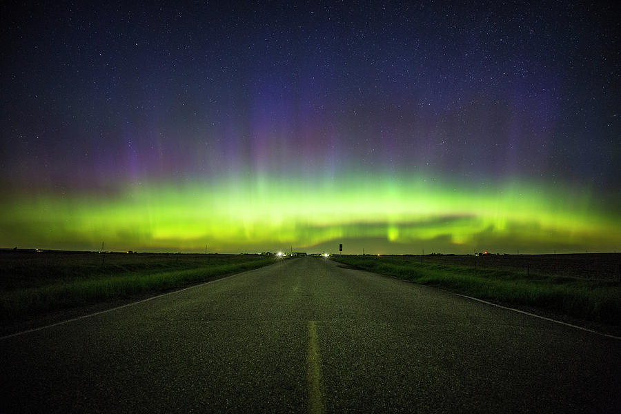 Night Photograph - I am the Highway by Aaron J Groen