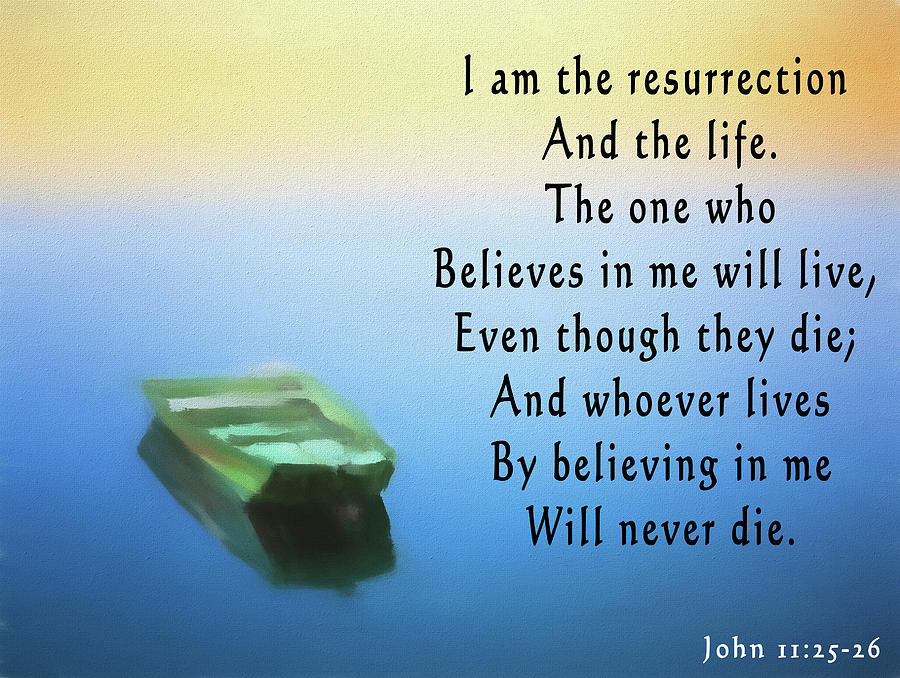 Death Mixed Media - I Am The Ressurection by Dan Sproul Death Mixed Media - I Am The Ressurection by Dan Sproul