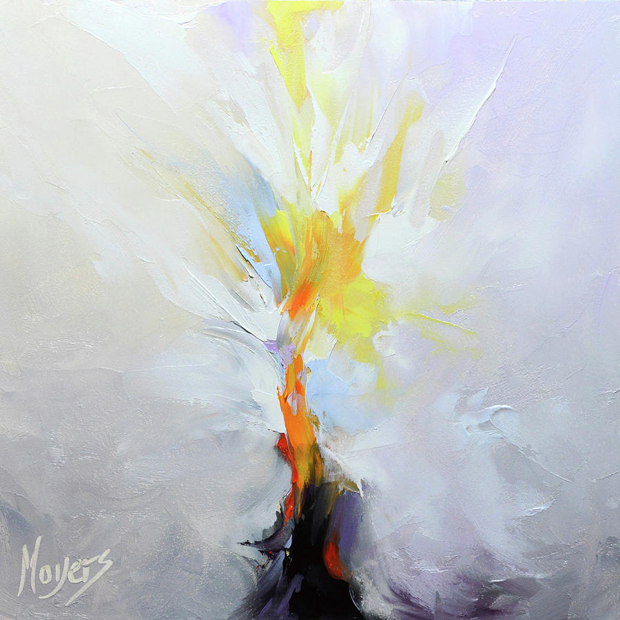Abstract Painting - I Am The Resurrection by Mike Moyers
