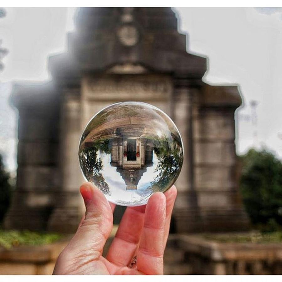 Atlanta Photograph - I Am Using A Reflection Crystal Ball by David Boyd