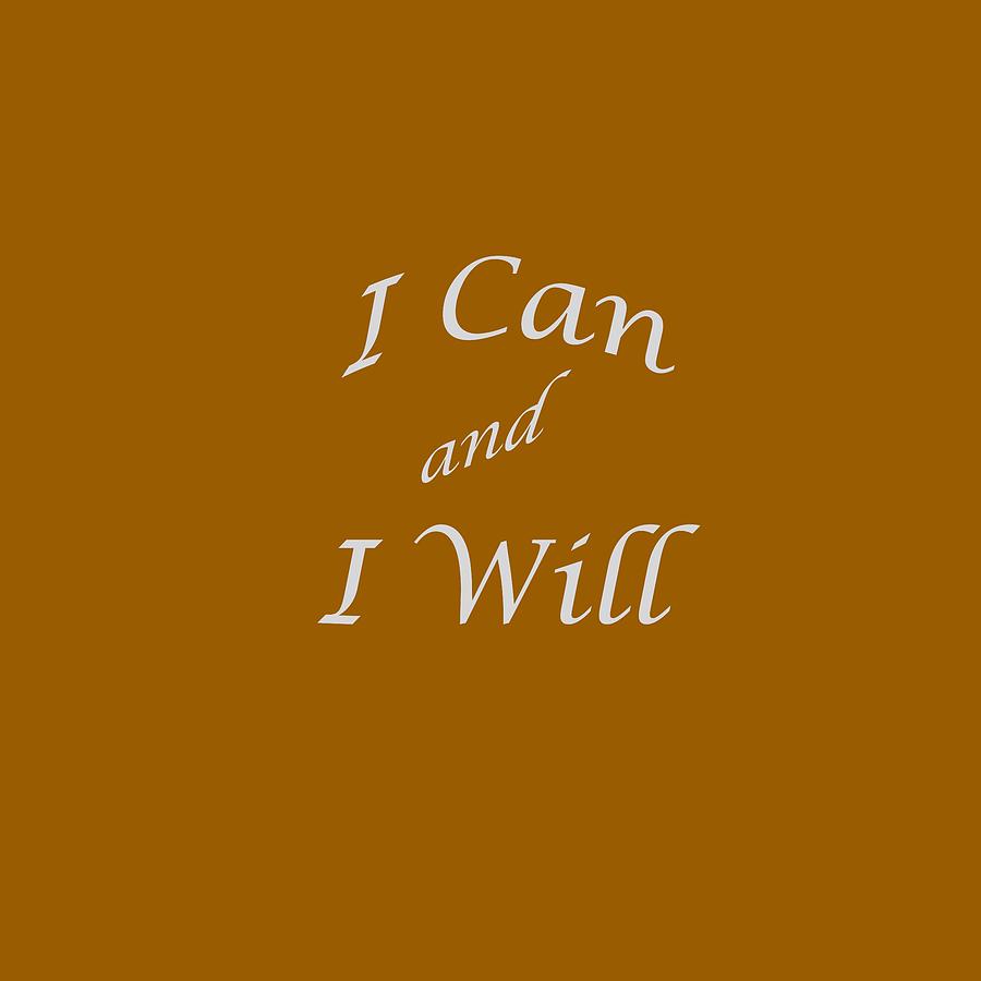I Can and I Will 5451.02 Photograph by M K Miller