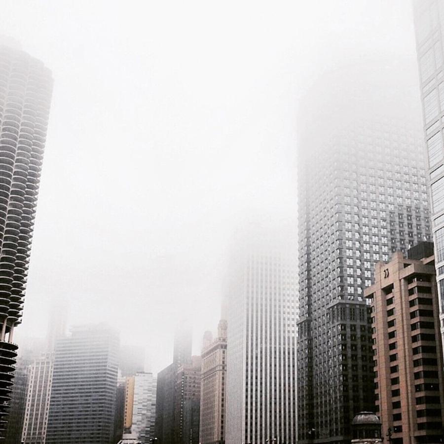 Chicago Photograph - I Cant Get Over How Crazy This Fog Is by Patrick Cebrzynski