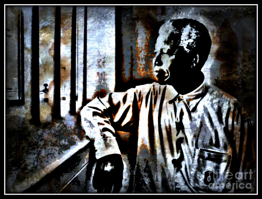Nelson Mandela Painting - I Dream Of Freedom by Wbk