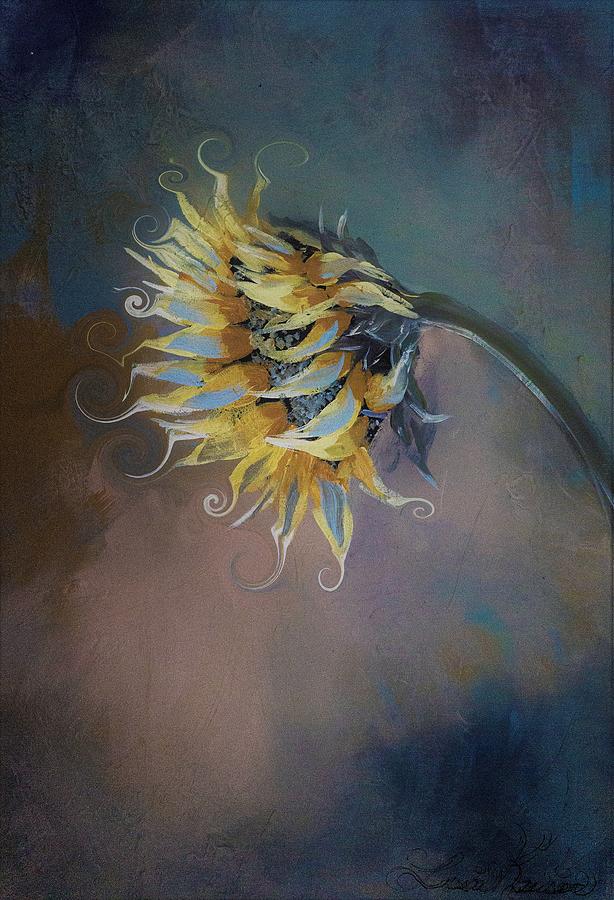 I Feel Like A Sunflower Painting Digital Art by Lisa Kaiser