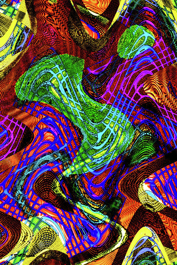 I Feel The Color And It Is Hot #2 Digital Art by Tom Janca