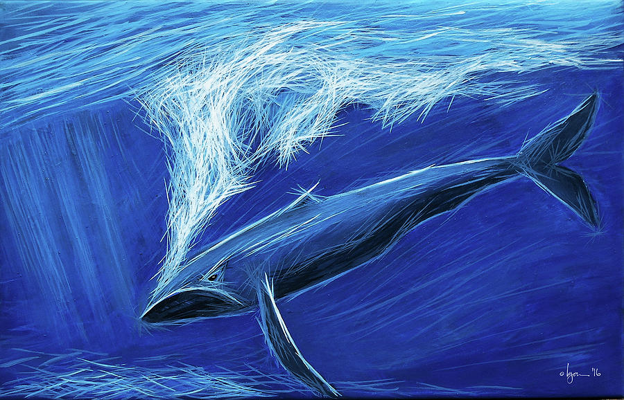 I Fight for Clean Waters Painting by Angela Treat Lyon