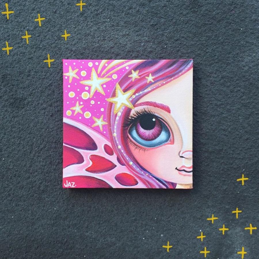 Fairy Photograph - I Finished Another Mini Painting Today by Jaz Higgins
