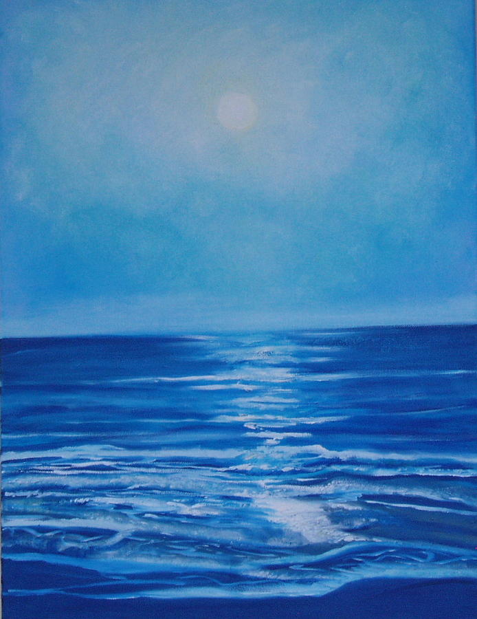Beach Painting - I Hear Music by Fiona Dinali