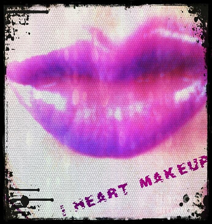 Makeup Photograph - I Heart Makeup by Rachel Maynard