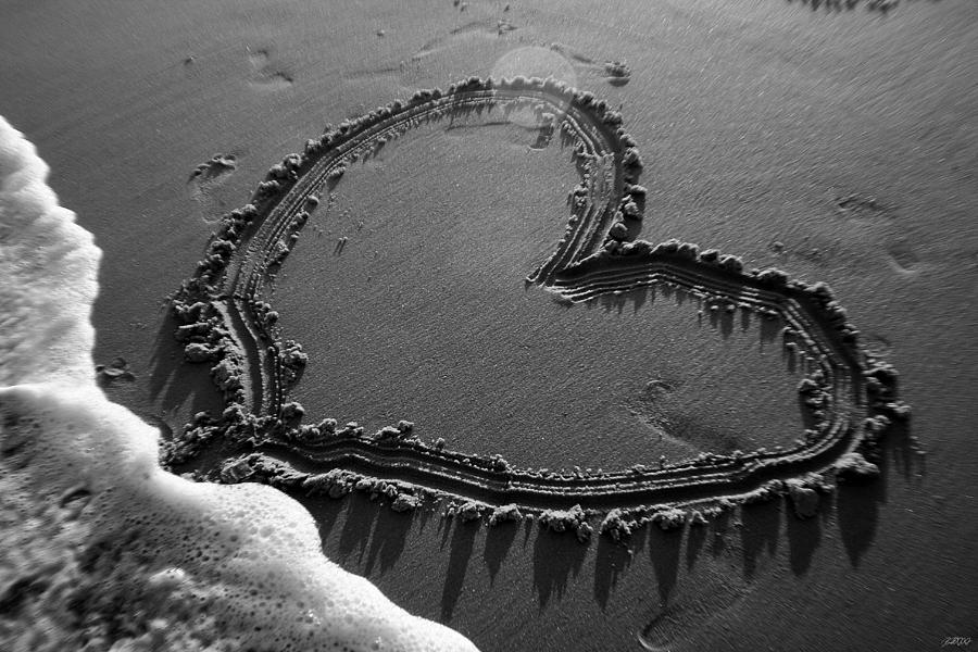 I Heart The Beach Photograph by Jason Blalock