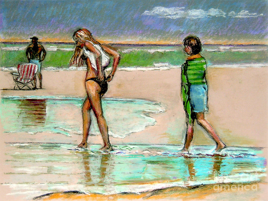 I Hope The Sun Comes Out Pastel by Stan Esson