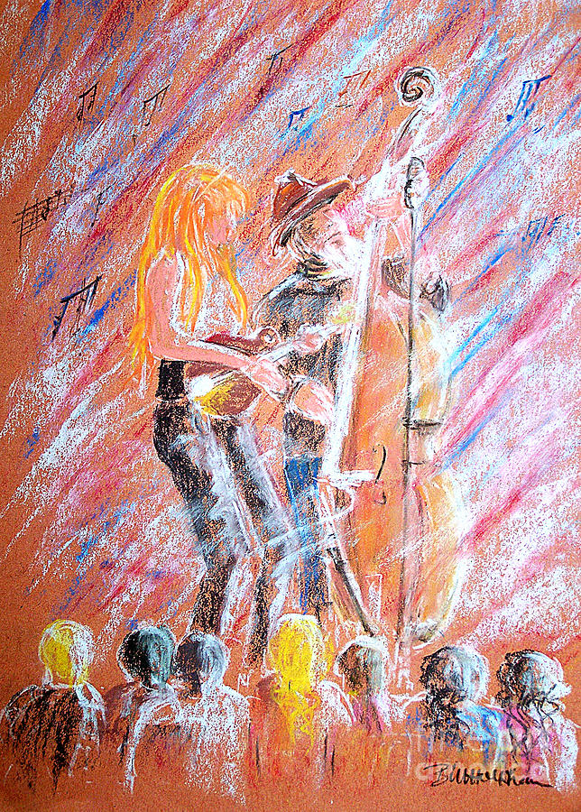 I Love Bluegrass Painting by Bill Holkham
