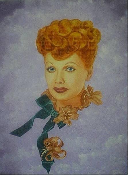 Portrait Painting - I Love Lucy by Benito Alonso