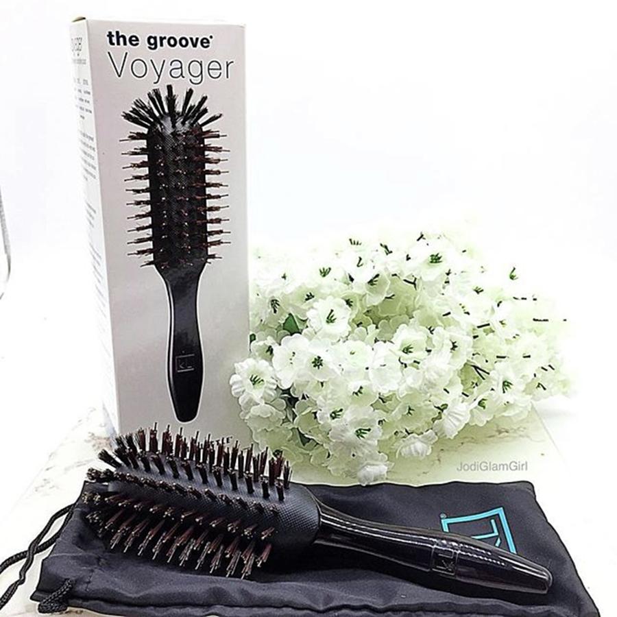 Hairbrush Photograph - I Love My Groove Hairbrush by Jodi - Beauty Blogger